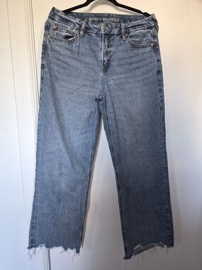 American Eagle Outfitters Women’s Straight Leg Jeans in Light Blue